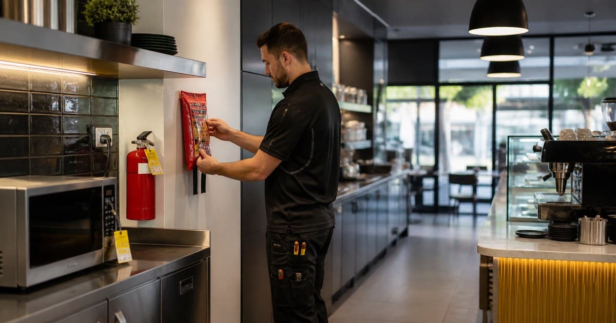 Fire Blanket Inspection Melbourne by COMPLYT in Melbourne